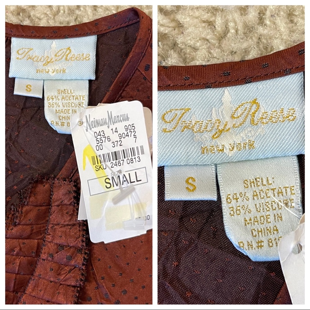 NWT! Tracy Reese Ruffle top - Picture 7 of 7